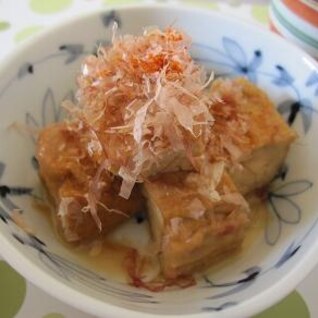 厚揚げ（生揚げ）の甘辛煮